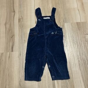 Kids Blue Corduroy Overalls